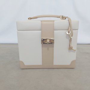 WOLF Leather Jewelry Case with Travel Case NWOT